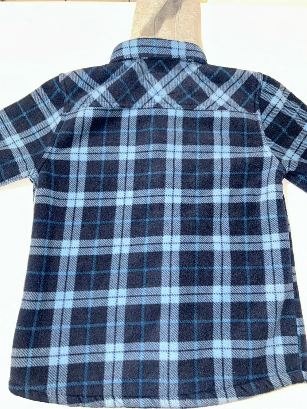 Freedom Foundry Boy’s Plaid Fleece Sherpa Snap Up Jacket Small (7/8)